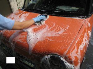 撥水洗車